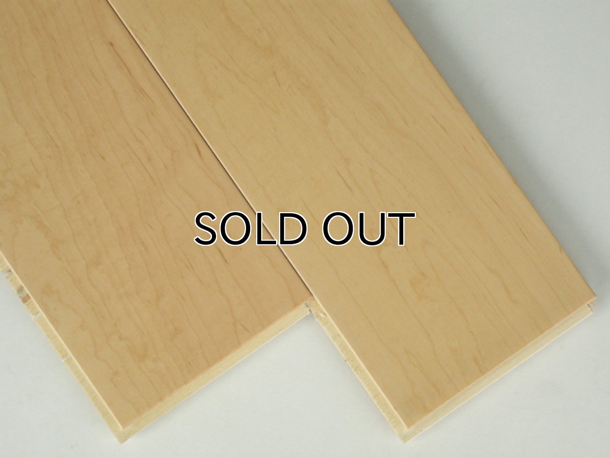 画像2: 複合フローリング ExEdirect メープル　アクリルＵＶ塗装　1220(1205mix)×125×14.7 (2)