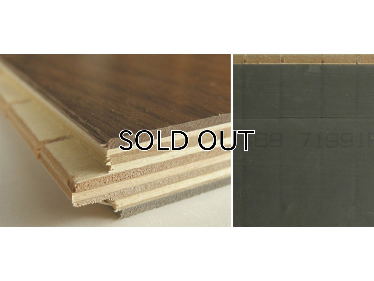 画像4: 複合フローリング ExEdirect アメリカンブラックウォールナット　アクリルＵＶ塗装　1220(1205mix)×125×14.7 (4)