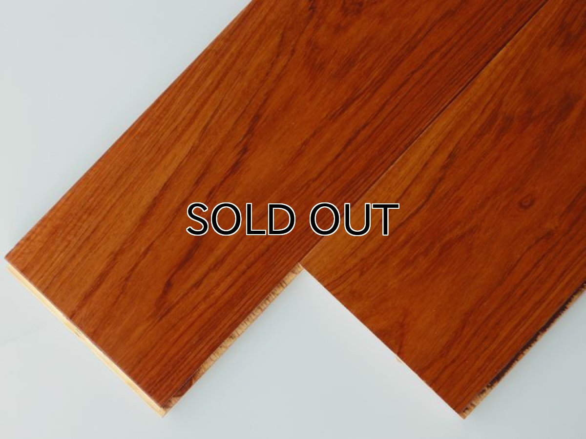 画像2: 本カリン複合フローリング　床暖対応　ウレタン塗装クリア　1818×145×15 (2)