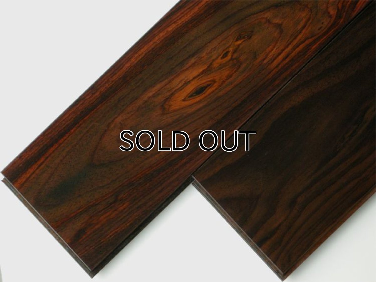 画像2: ローズウッド（シタン）無垢フローリングＵＮＩ・ウレタン塗装1820×120×15 (2)