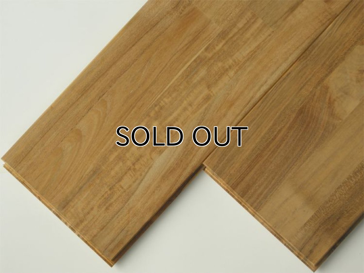 画像2: チーク無垢フローリングＦＪＬ４Ｐ・無塗装1820×150×15 (2)