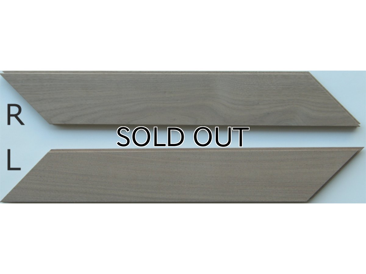 画像3: アメリカンブラックウォールナット無垢フローリング・フレンチヘリンボーン貼り用・無塗装　540×90×15 (3)