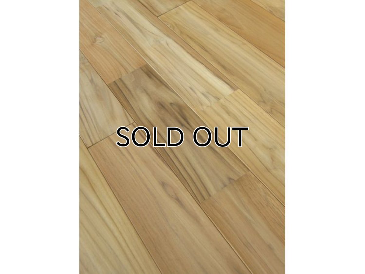 画像3: ラオスチーク無垢フローリングＵＮＩ・無塗装1820×90×15 (3)