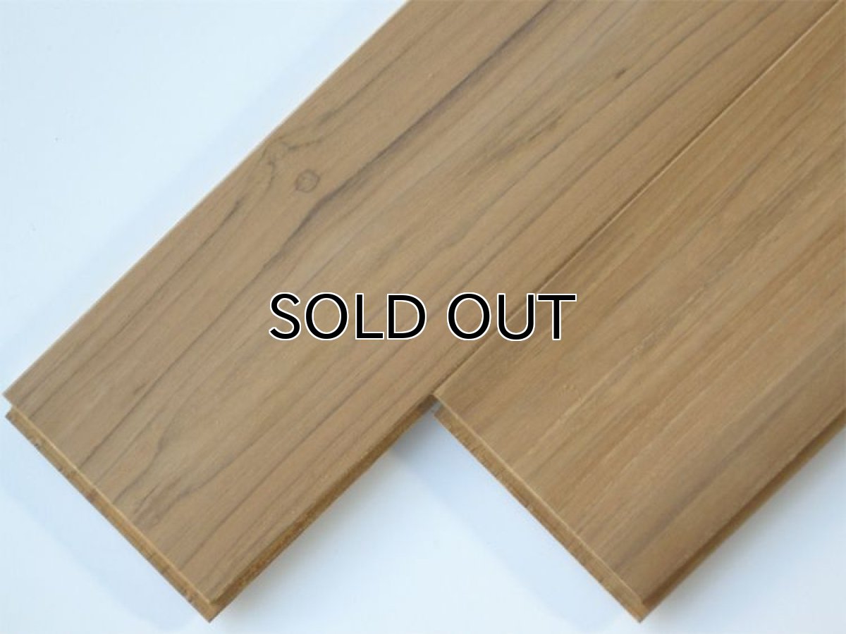 画像2: ラオスチーク無垢フローリングＵＮＩ・無塗装1820×90×15 (2)