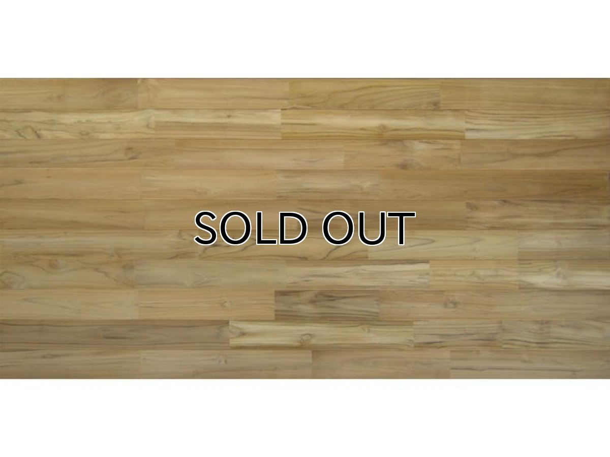 画像4: ラオスチーク無垢フローリングＵＮＩ・無塗装1820×90×15 (4)