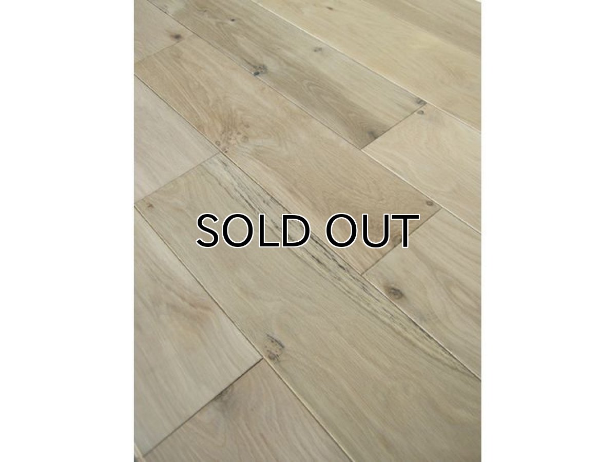 画像3: ホワイトオーク無垢フローリング・幅広ラステック・無塗装 乱尺×150×15 (3)