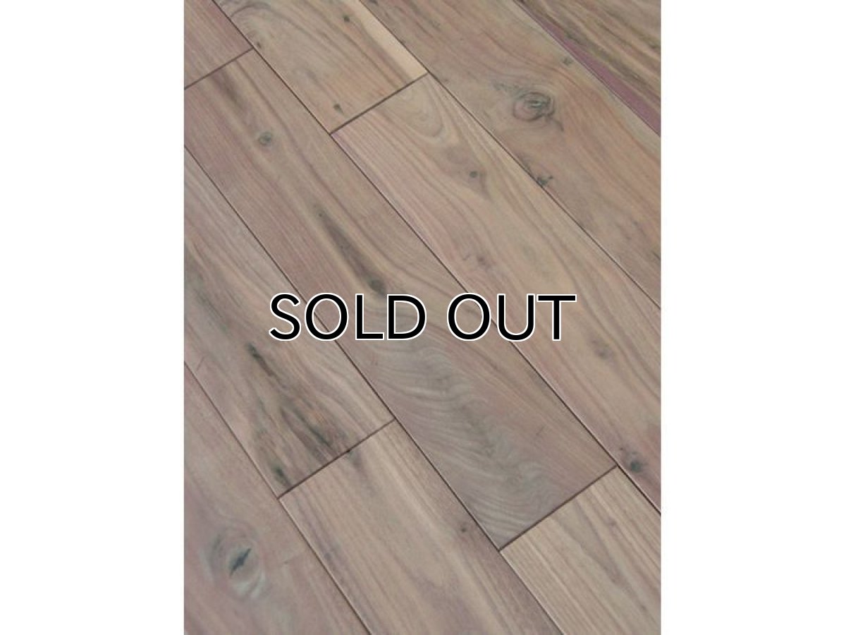 画像3: アメリカンブラックウォールナット無垢フローリング幅広・無塗装ラステック 乱尺×120×15 (3)