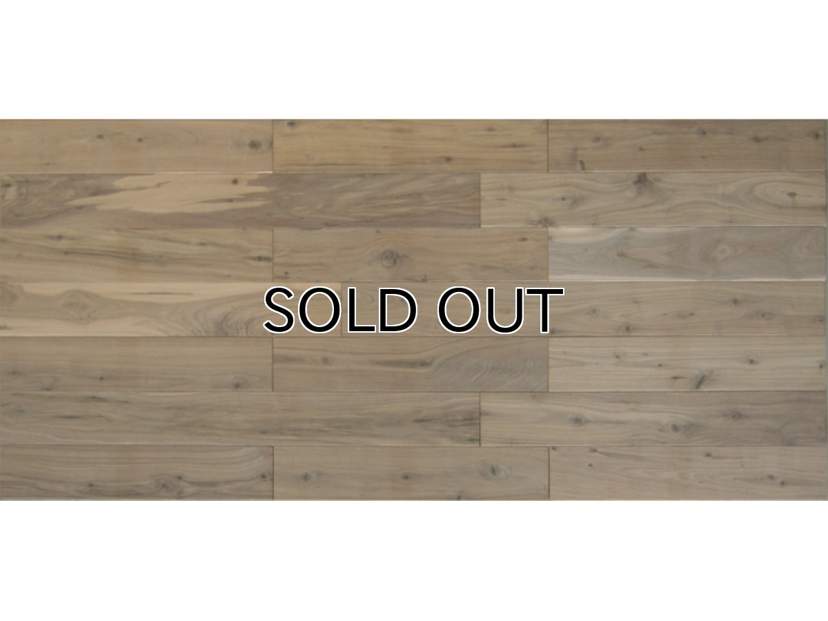 画像4: アメリカンブラックウォールナット無垢フローリング幅広・無塗装ラステック 乱尺×120×15 (4)