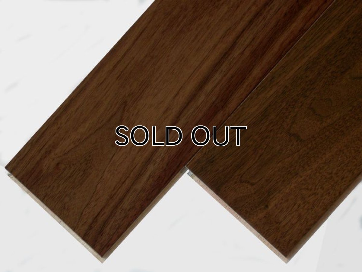 画像2: 複合フローリング アメリカンブラックウォールナット　UNIタイプ・ウレタン塗装・床暖房対応　1820×120×12 (2)