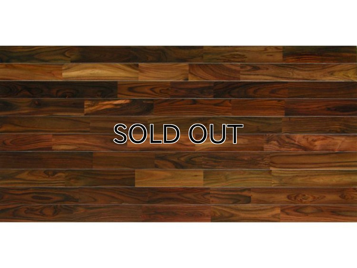 画像5: ローズウッド（シタン）無垢フローリング１２ミリ厚・ＵＮＩ・ウレタン塗装1820×90×12 (5)