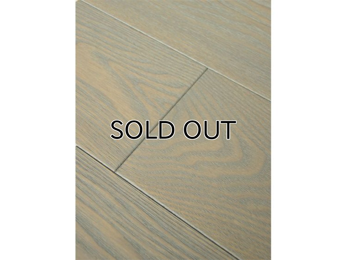 画像3: タモ（アッシュ）複合フローリング　グレーオイル・ブラッシュド・床暖房対応　909×120×12 (3)