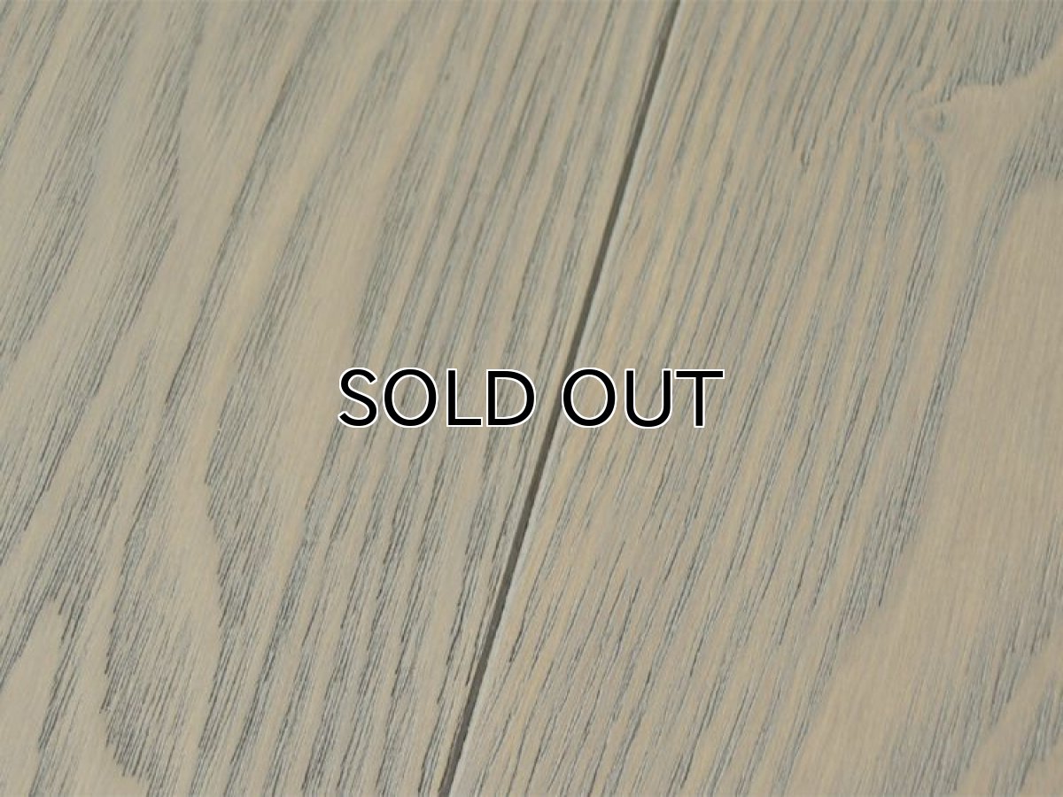 画像4: タモ（アッシュ）複合フローリング　グレーオイル・ブラッシュド・床暖房対応　909×120×12 (4)