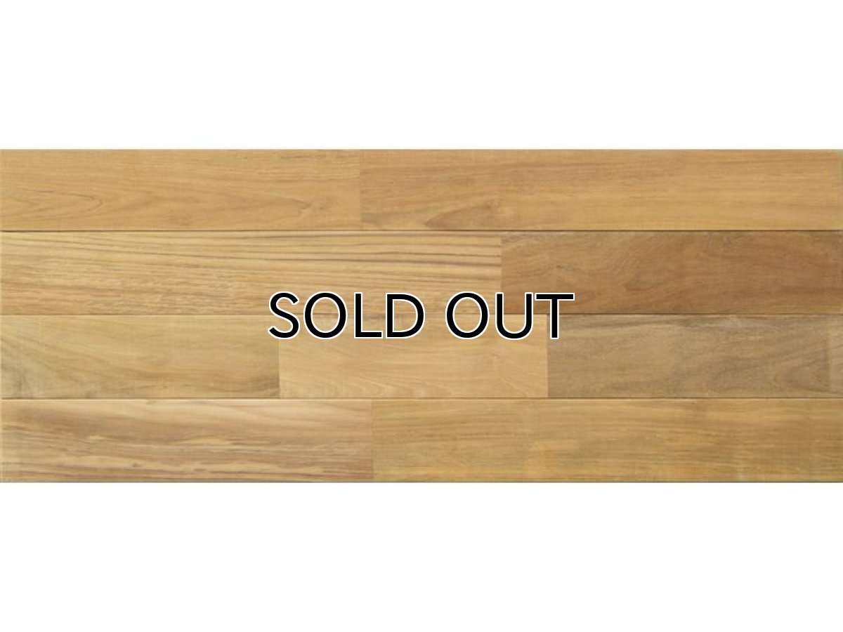 画像4: チーク無垢フローリング・防音L45タイプ・ＵＮＩ・無塗装　909×90×15 (4)