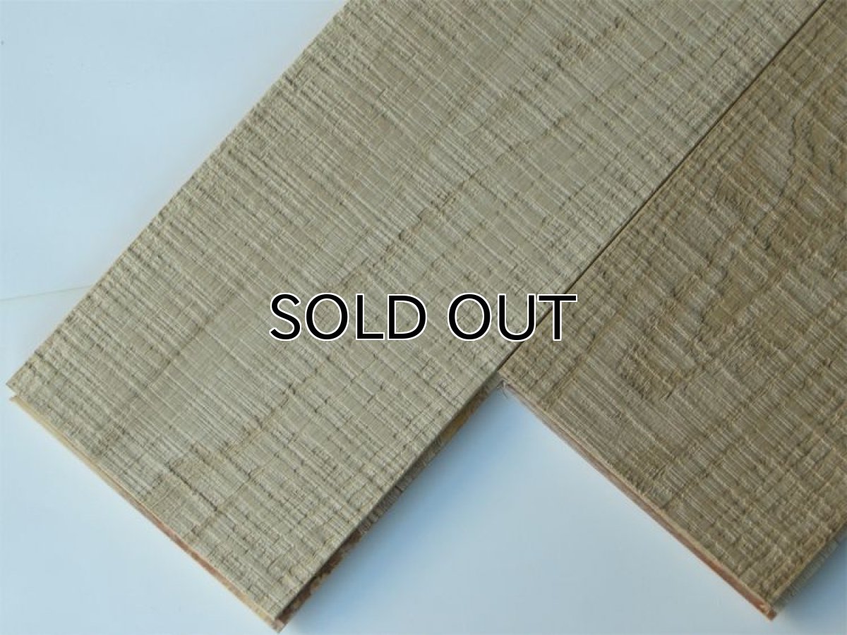 画像2: ナラ（オーク）幅広複合フローリング　無塗装　おびのこめ　床暖房対応　1820×150×15 (2)