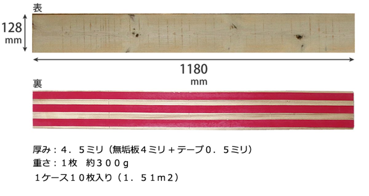 画像3: ソリデコプレミアムＤＩＹ（接着テープ付）　Ｄ－０７　レインオールドプリント　1180×128×4.5　１０枚入 (3)