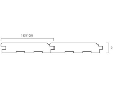 画像1: 杉（飫肥杉）無垢パネリング　無塗装　上小・無地　1970×105×9　（3.31m2）