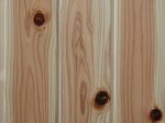 画像1: 柳杉無垢パネリング　ウレタン塗装クリア　Nグレード　1950×105×12　（3.276m2） (1)