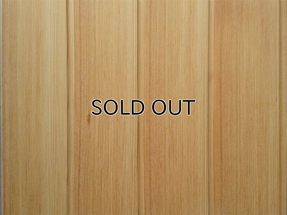 画像2: カラマツ無垢パネリング無塗装　柾目　1950×95×10　（3.249m2） (2)