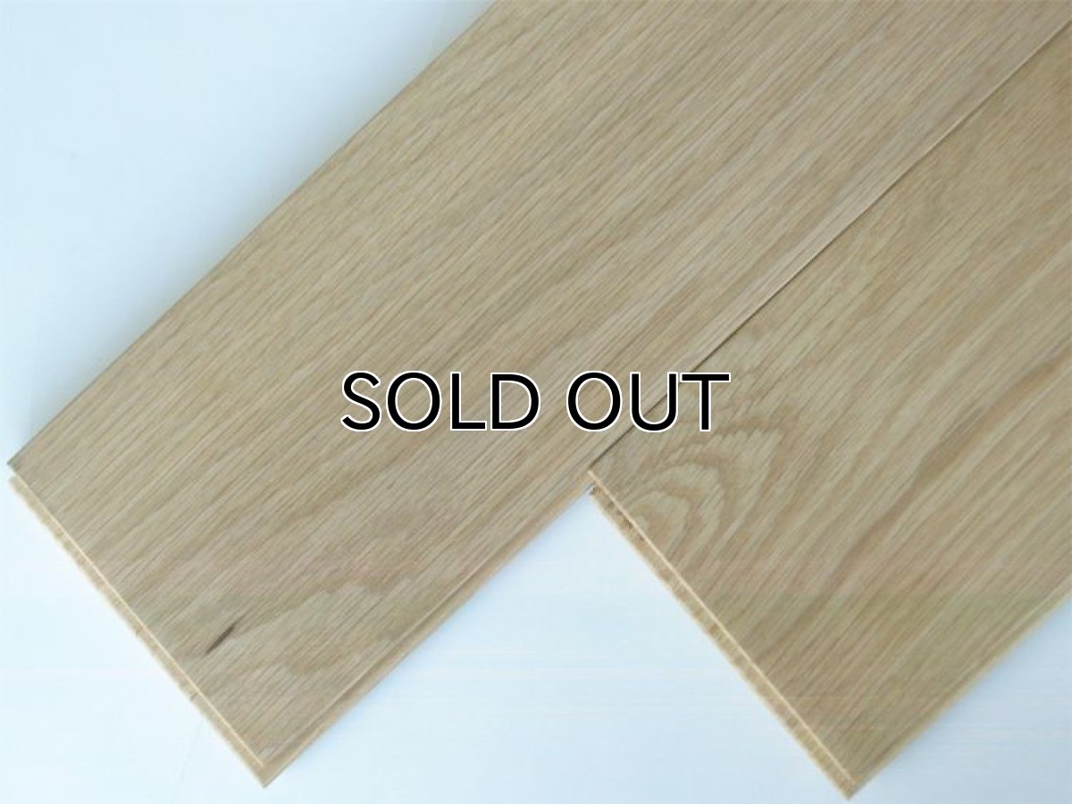 画像2: ヨーロピアンオーク・無垢フローリング幅広OPC・無塗装Aグレード　1820×120×15 (2)