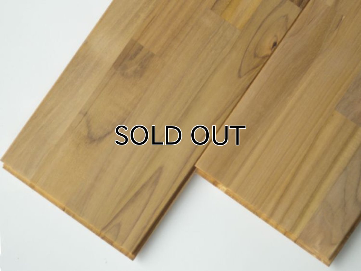 画像2: ラオスチーク無垢フローリングＦＪＬ４Ｐ・無塗装1820×150×15 (2)