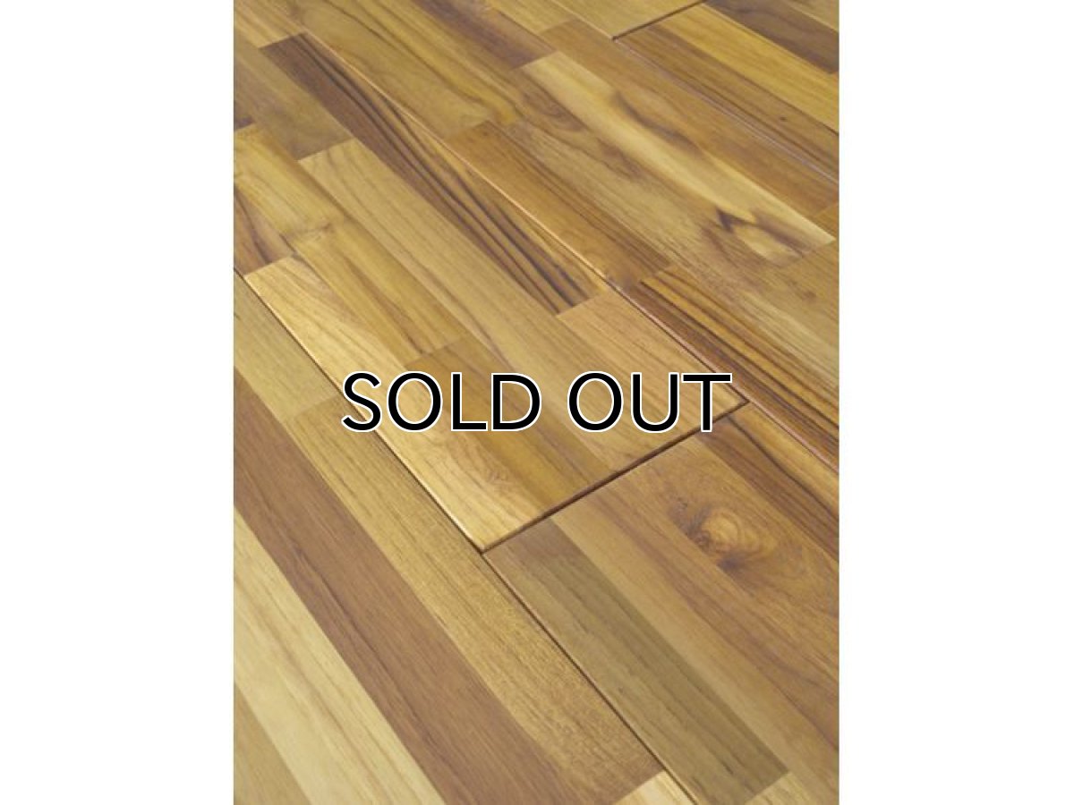 画像3: ラオスチーク無垢フローリングＦＪＬ４Ｐ・自然塗料塗装1820×150×15 (3)