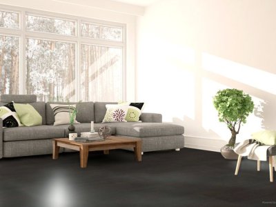 画像3: コルク複合フローリング 床暖房対応 ナイトシェード色 1225×190×7