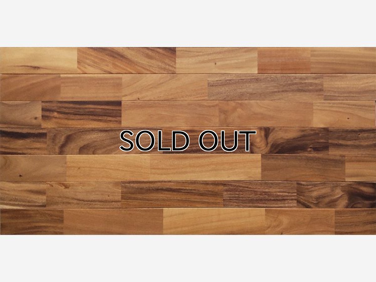 画像4: モンキーポッド幅広無垢フローリングＵＮＩ・Sグレード　自然塗料塗装　1820×130×15 (4)