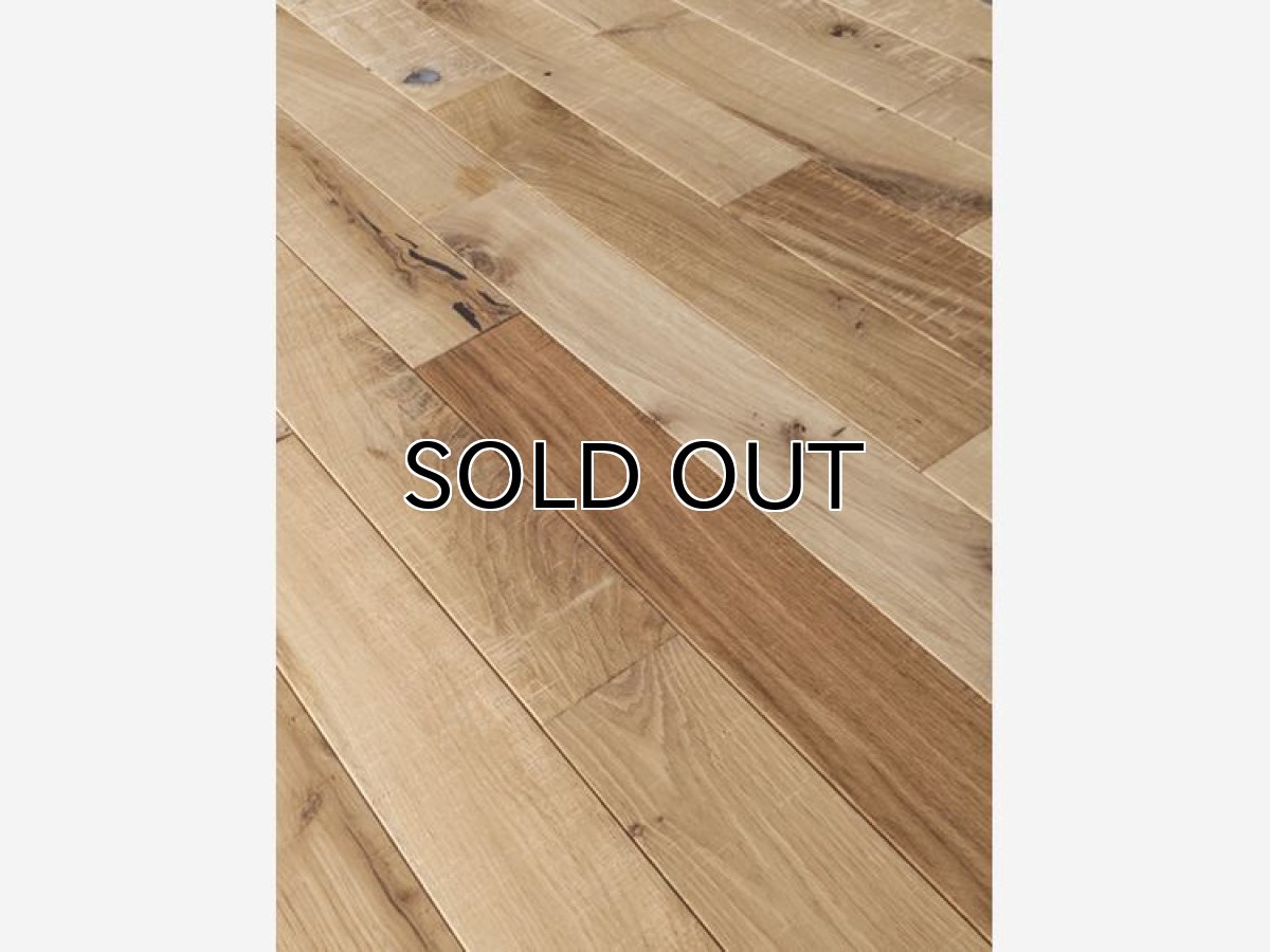 画像3: オーク無垢フローリング乱尺Nグレード　のこめ　無塗装　乱尺×90×15 (3)