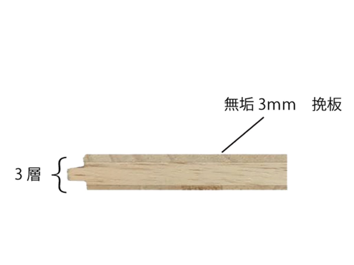画像4: ヘビア幅広三層フローリング　アンティーク・UVウレタン塗装チークカラー　RDM×140×14 (4)