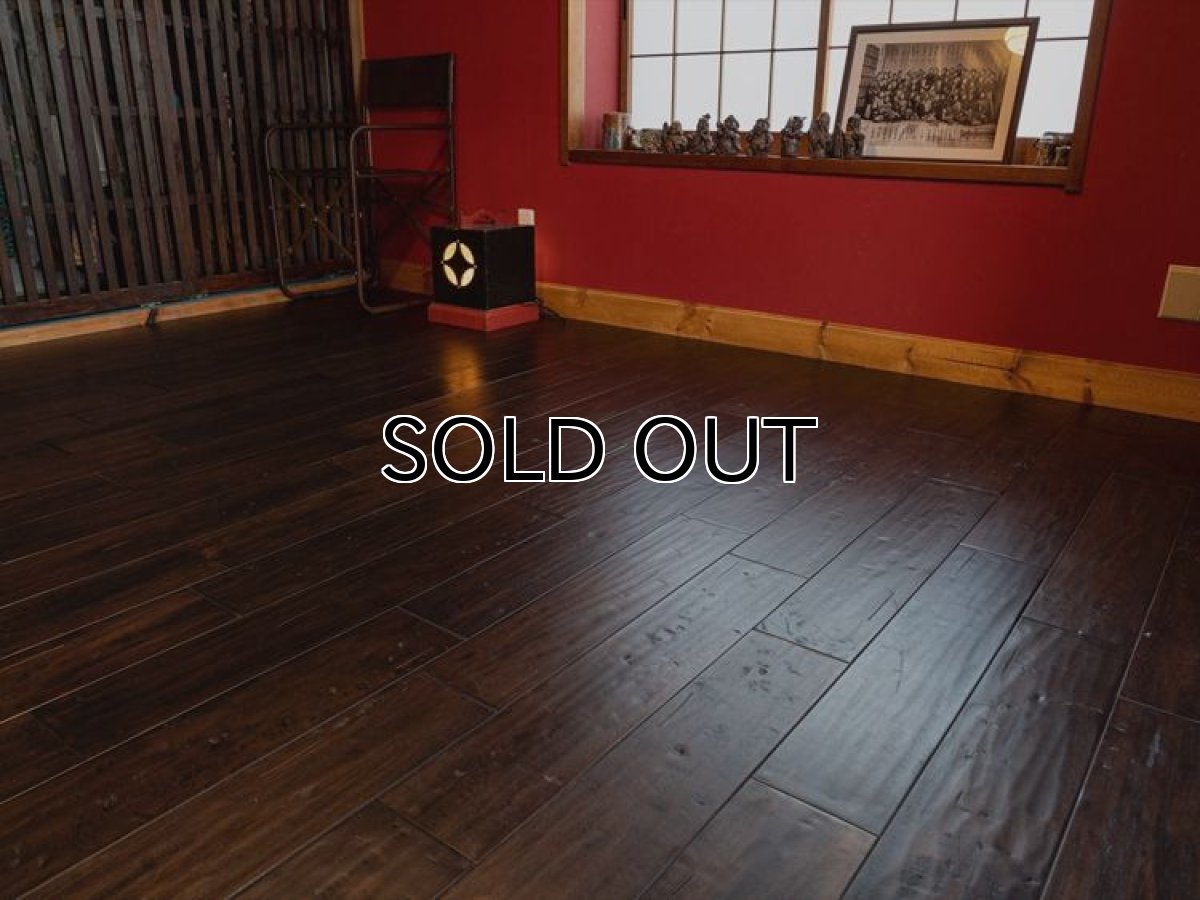 画像3: ヘビア幅広三層フローリング　アンティーク・UVウレタン塗装Ｂウォールナット　RDM×140×14 (3)