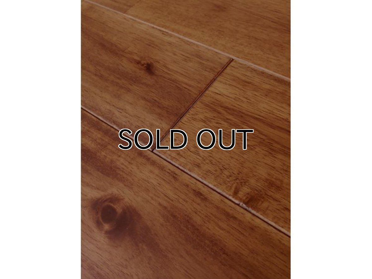 画像3: ベトナムアカシア無垢フローリングＵＮＩ・Ｎグレード　OIL　チークカラー　1820×90×15 (3)