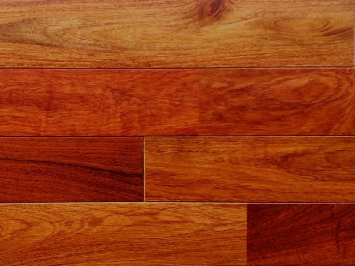 画像1: カリン無垢フローリング床暖房用ＵＮＩ・塗装　1818×75×15 (1)