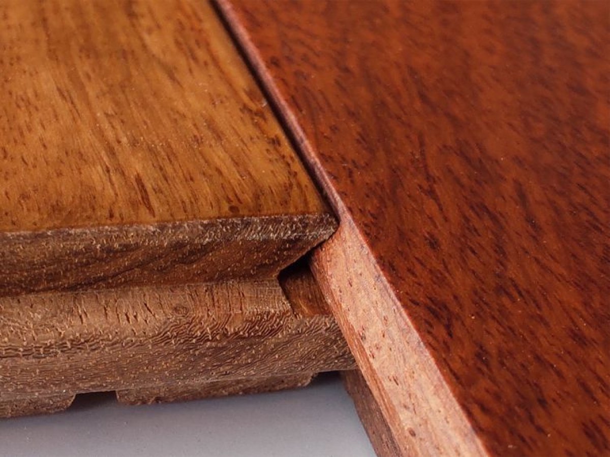 画像3: カリン無垢フローリング床暖房用ＵＮＩ・塗装　1818×75×15 (3)