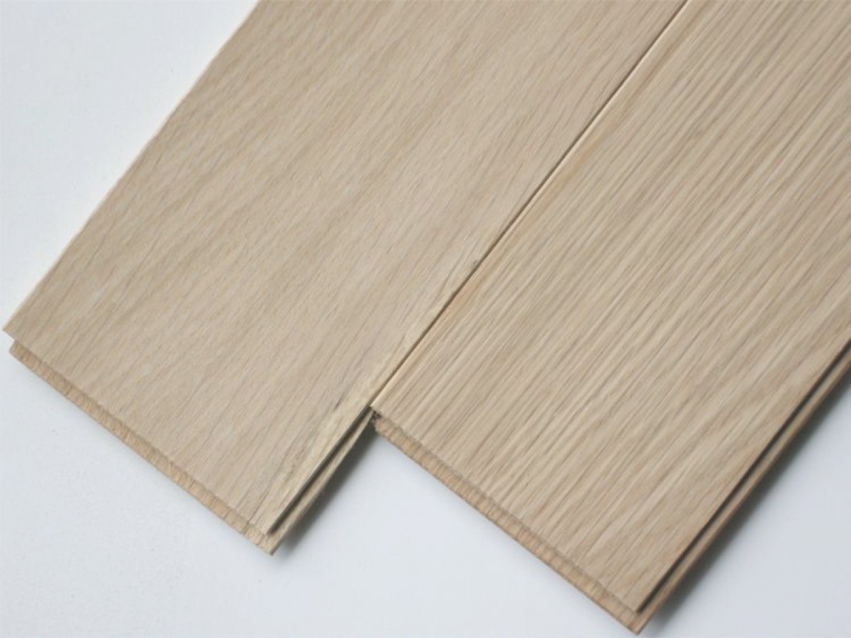 画像3: ホワイトオーク無垢パネリング無塗装　Ａグレード　2440×80×8　（1.96m2） (3)