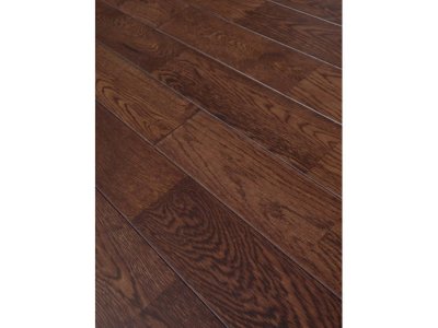 画像2: ナラ無垢フローリングUNI・水性UV塗装ブラウン色 1820×90×15