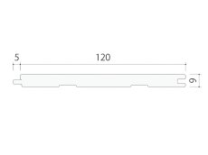 画像4: マコーレ無垢パネリング無塗装　1820×120×9　（3.276m2） (4)