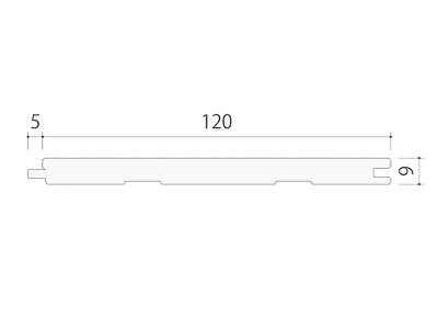 画像3: マコーレ無垢パネリング無塗装　1820×120×9　（3.276m2）