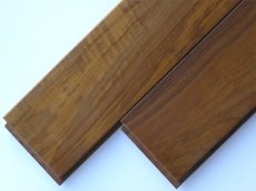画像2: チーク無垢フローリング床暖房用ＵＮＩ・自然塗料塗装1820×75×15 (2)