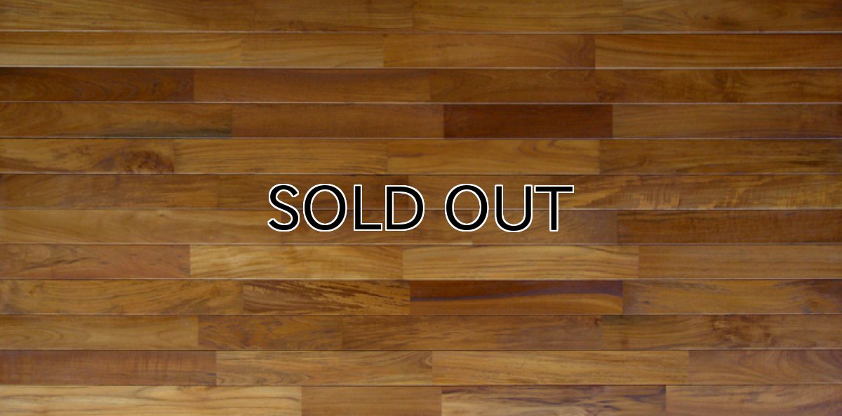 画像4: チーク無垢フローリング床暖房用ＵＮＩ・自然塗料塗装1820×75×15 (4)