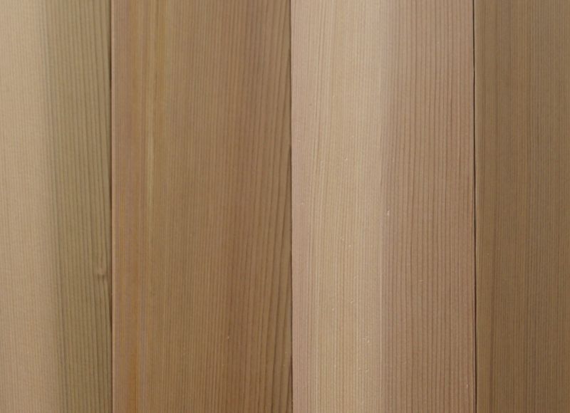 ウエスタンレッドシダー 無垢 羽目板 節なし 無塗装 1830×88×8ミリ 10枚入